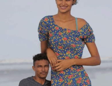 “Una de las mujeres más altas del mundo eligió un esposo que mide 1.50 metros”: ¿Cómo se ven sus hijos?