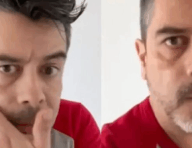 VIDEO: Carlos Espejel reaparece con parálisis facial, a días del incendio que consumió su escuela de actuación