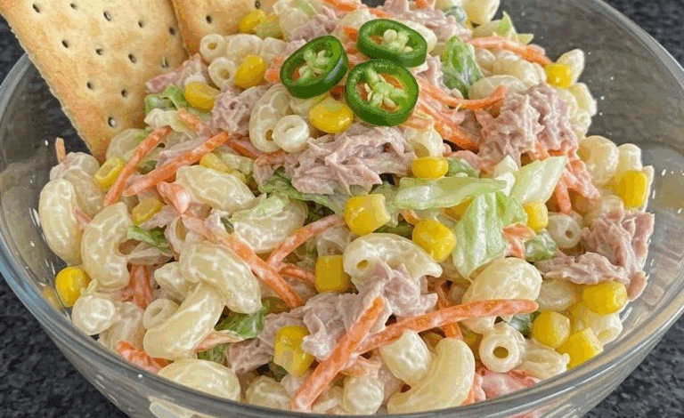 Ensalada veraniega de atún con pasta – ligera, sabrosa y rápida