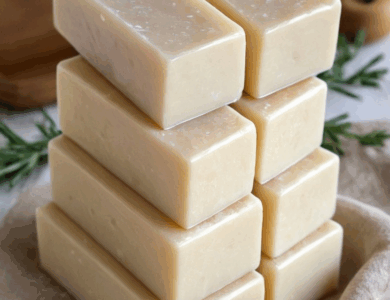 Jabón casero de vinagre y bicarbonato Jabón casero de vinagre y bicarbonato