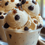 Helado De Ron Y Pasas