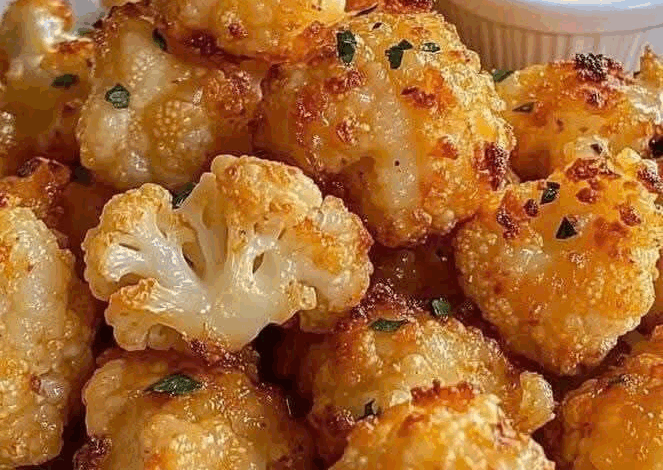 Coliflor al horno crujiente