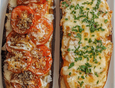 Bruschetta de Ajo Asado y Tomate Bruschetta de Ajo Asado y Tomate