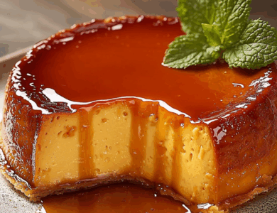 Flan de Leche Condensada con Caramelo Dorado: El Postre Perfecto para Sorprender Flan de Leche Condensada con Caramelo Dorado: El Postre Perfecto para Sorprender