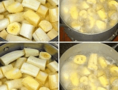 bastara con hervir 3 platanos antes de acostarte