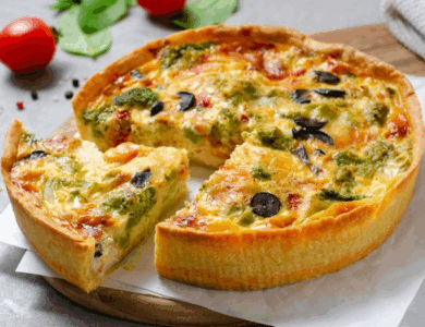Quiche de Verduras en Freidora de Aire