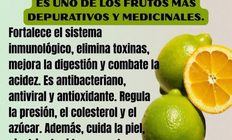 BENEFICIOS DEL LIMÓN