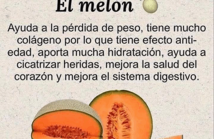 Mucho más que una fruta: los grandes beneficios del melón”