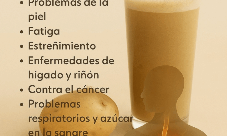 Beneficios para la salud del jugo de papa