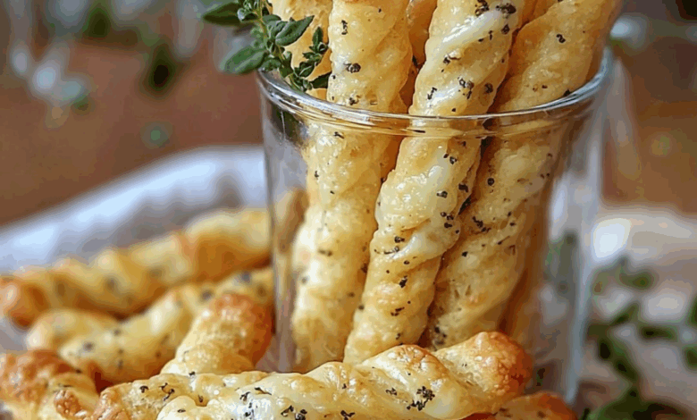 Grisines de Orégano y Queso: Crujientes y Llenos de Sabor