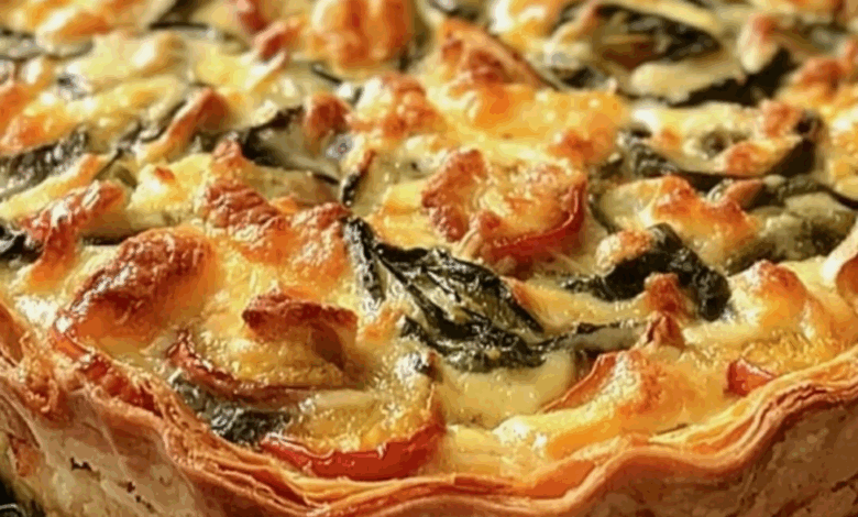QUICHE DE BERENJENA Y CHAMPIÑONES | UNA RECETA FÁCIL Y DELICIOSA