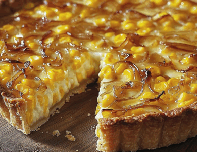 Tarta de Choclo, Cebolla y Queso – Cremosa y Deliciosa Tarta de Choclo, Cebolla y Queso – Cremosa y Deliciosa