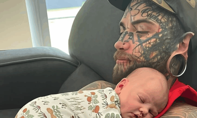 Un padre con más de 200 tatuajes los elimina por su hija: ¡Su increíble transformación!