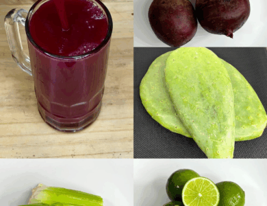 Bebida natural para limpiar el cuerpo, fortalecer la vista, combatir la anemia y desintoxicar el hígado