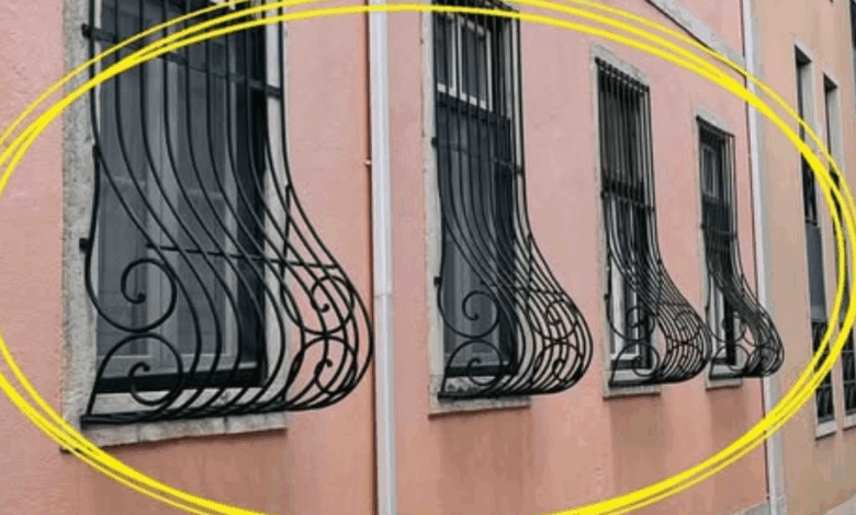 ¿Por qué a algunas ventanas les colocan barrotes con una curva? La razón te sorprenderá.