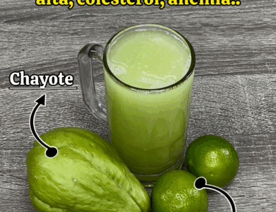 Licuado de Chayote y Limón — Un Refrescante Aliado para Tu Salud