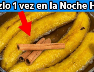 Hierve un plátano con canela y bebe este té en la noche.. Hierve un plátano con canela y bebe este té en la noche..