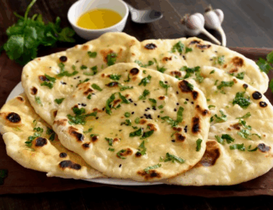 RECETA DE PAN NAAN CASERO — FÁCIL Y DELICIOSO