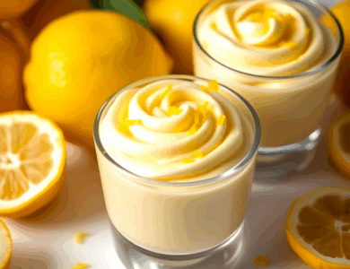 RECETA: MOUSSE DE LIMÓN EN VASITOS RECETA: MOUSSE DE LIMÓN EN VASITOS