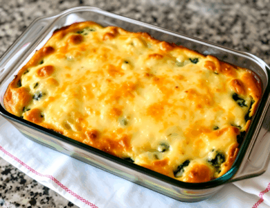 Espinacas Gratinadas con Huevo