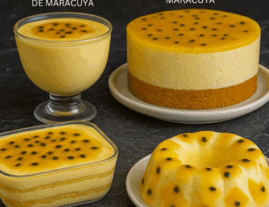 ¡TE REGALO 4 RECETAS DE POSTRES DELICIOSOS CON MARACUYÁ! ¡TE REGALO 4 RECETAS DE POSTRES DELICIOSOS CON MARACUYÁ!