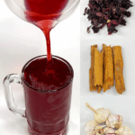 Infusión natural de ajo, flor de Jamaica y canela: apoya tu salud de forma económica