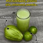 Licuado de chayote y limón: fresco, nutritivo y lleno de beneficios