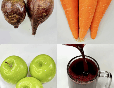 Jugo energético de remolacha, zanahoria y avena Jugo energético de remolacha, zanahoria y avena