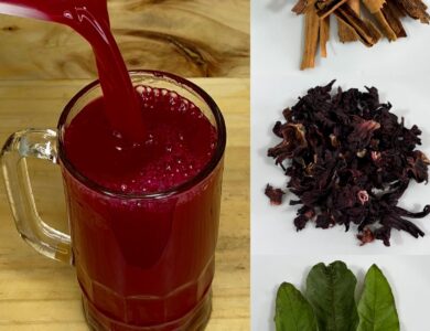 Infusión de Guanábana, Flor de Jamaica y Canela