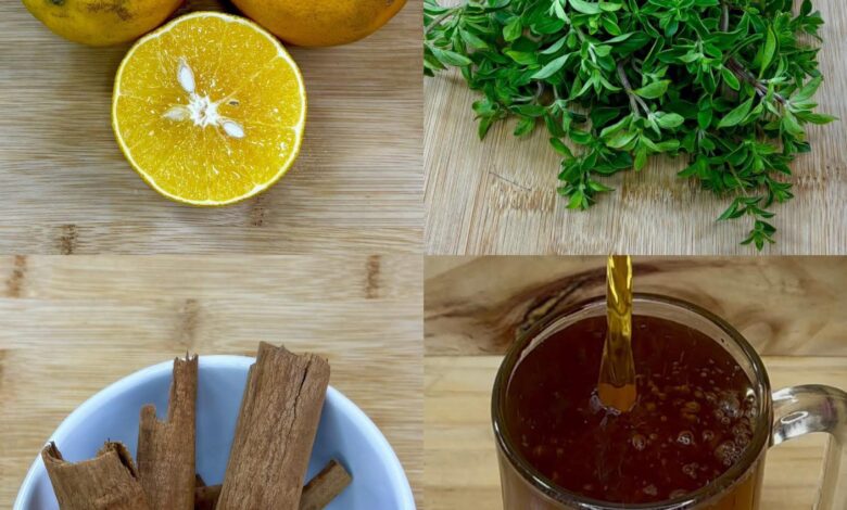 Infusión Nocturna de Naranja, Poleo y Canela: Un Cálido Refuerzo Natural