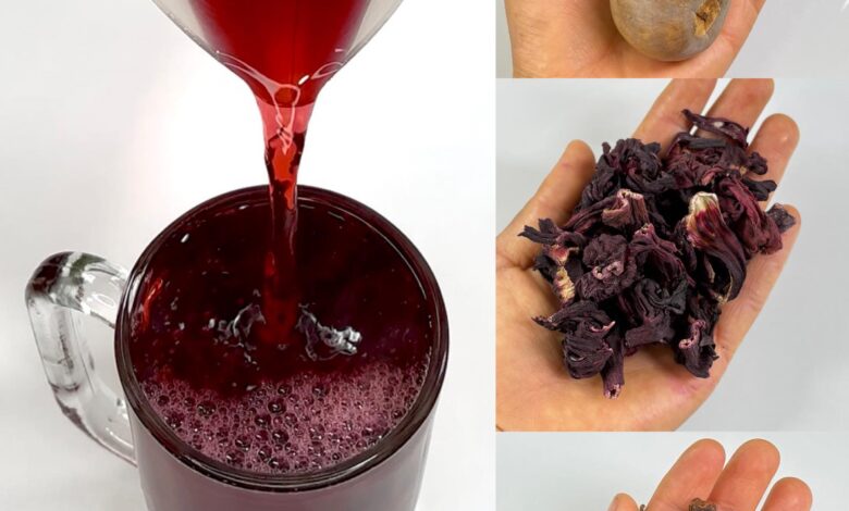 Infusión de semilla de aguacate, flor de Jamaica y clavo de olor