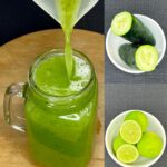 Jugo natural de pepino y limón Jugo natural de pepino y limón