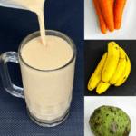 Batido Energizante de Zanahoria, Guanábana y Avena: Adiós al Cansancio, Hola a la Vitalidad