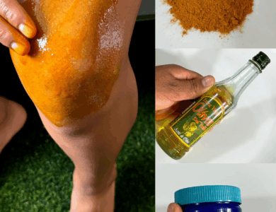 Crema Casera de Cúrcuma y Café para Dolores de Rodillas y Espalda