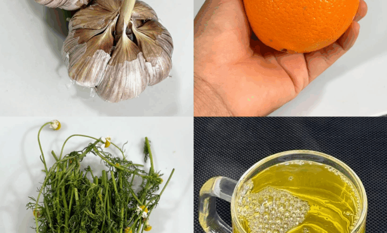 Infusión de Manzanilla, Ajo y Naranja Agria: Un Refuerzo Natural para el Bienestar