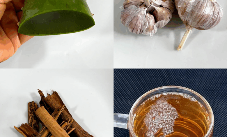 Infusión de Aloe Vera, Canela y Ajo: un remedio casero lleno de antioxidantes