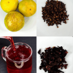 Infusión de flor de Jamaica, naranja y clavo Infusión de flor de Jamaica, naranja y clavo