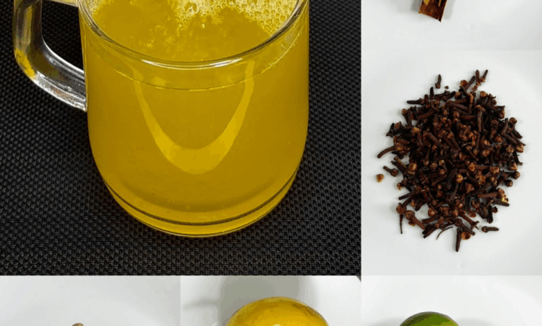 Bebida natural para limpiar los pulmones y aliviar la tos