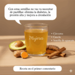 La bebida natural que elimina la diabetes, la presión alta y mejora la circulación