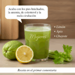 Chayote con limón y apio: la bebida natural que elimina el dolor de rodillas y mejora la circulación