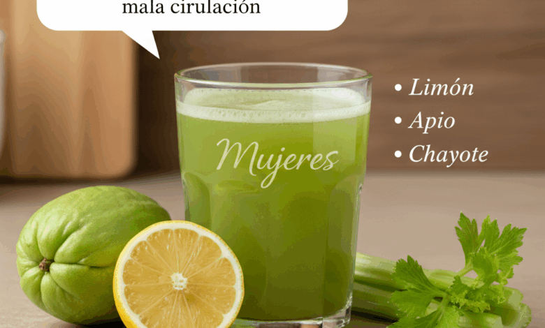 Chayote con limón y apio: la bebida natural que elimina el dolor de rodillas y mejora la circulación