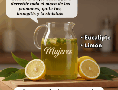 La bebida natural que derrite el moco, alivia la tos seca, la bronquitis y la sinusitis La bebida natural que derrite el moco, alivia la tos seca, la bronquitis y la sinusitis
