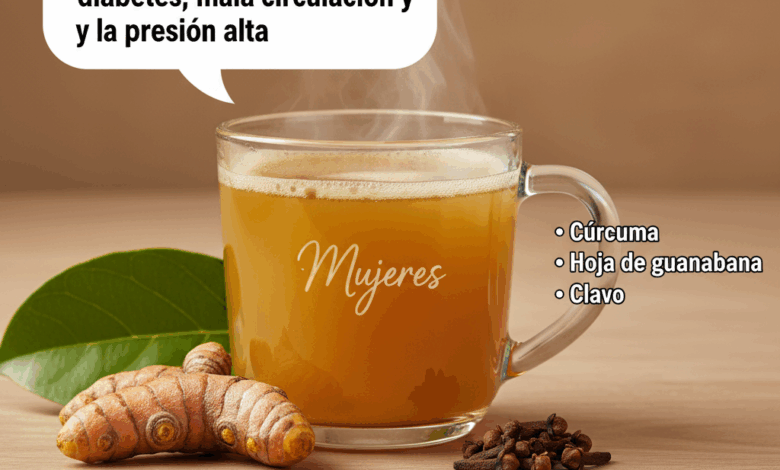 Potente infusión de guayaba, cúrcuma y clavo de olor para fortalecer el sistema inmunológico y mejorar la circulación