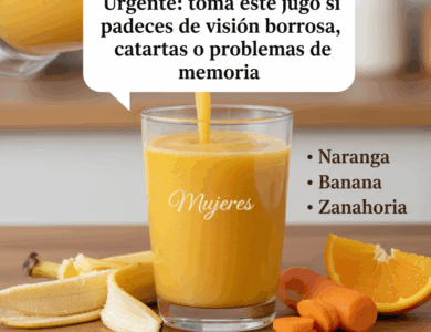 Potente batido natural para recuperar la vista, la memoria y la energía