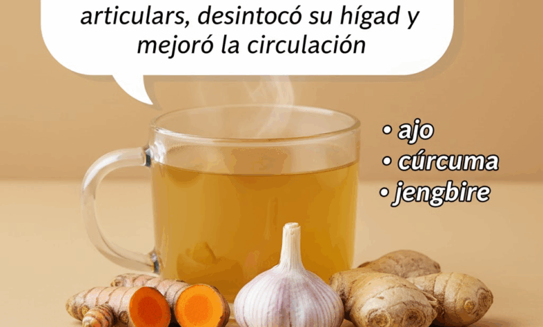 Bebida Milagrosa para Eliminar Dolores, Desintoxicar el Hígado y Mejorar la Circulación