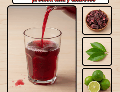 Bebida natural para combatir la obesidad, la presión alta y el hígado graso