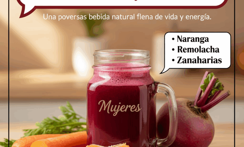 🥕 Potente Bebida Natural para Eliminar el Hígado Graso, la Anemia y la Visión Borrosa