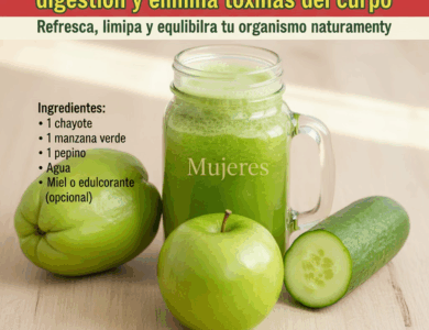 Jugo de Pepino, Manzana Verde y Chayote: Un Depurativo Natural para Desinflamar el Abdomen Jugo de Pepino, Manzana Verde y Chayote: Un Depurativo Natural para Desinflamar el Abdomen