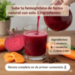 El Jugo Natural que Sube la Hemoglobina y Combate la Anemia