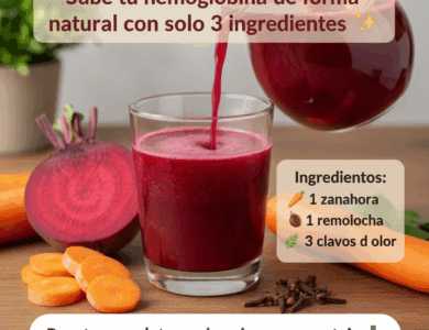 El Jugo Natural que Sube la Hemoglobina y Combate la Anemia El Jugo Natural que Sube la Hemoglobina y Combate la Anemia
